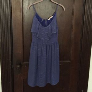 Rebecca Taylor Periwinkle Lurex Dress